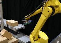 ประเทศจีน ระบบ Palletizing หุ่นยนต์ / เครื่อง Palletizer อัตโนมัติสำหรับวัสดุแผ่นซ้อน บริษัท